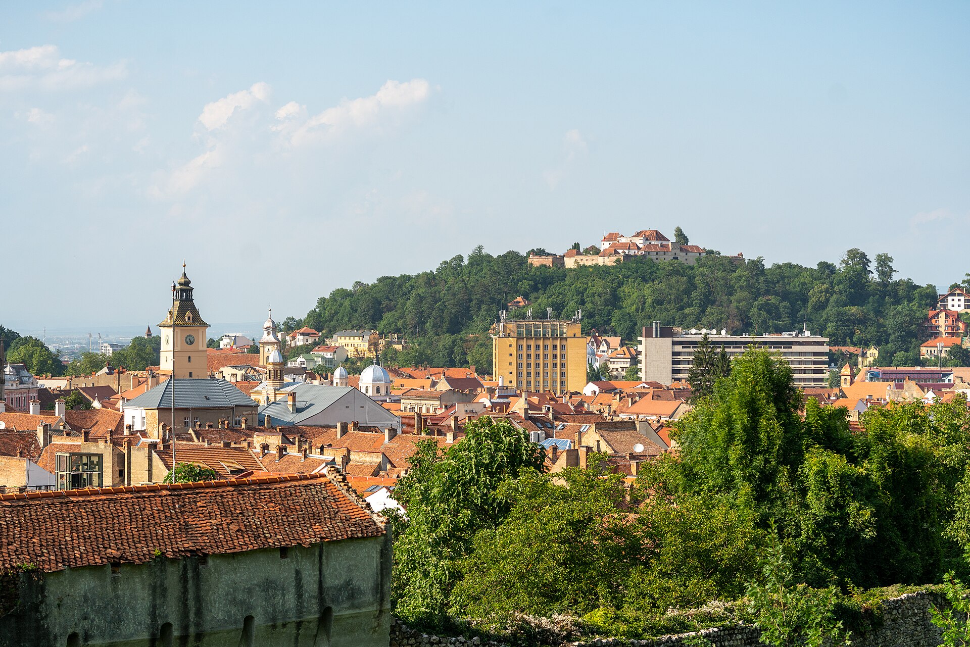 Brasov old town rooftops