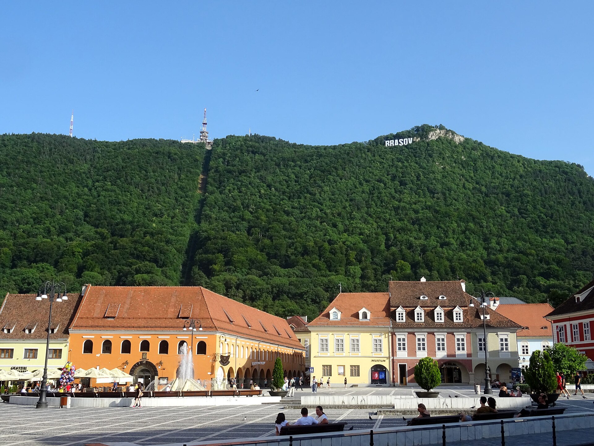Brasov council square old town